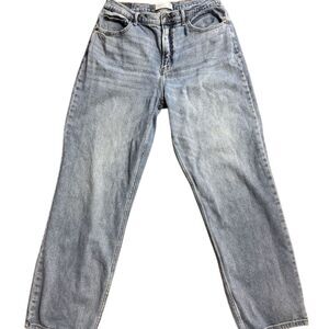 Abercrombie & Fitch Women's Ultra High Rise Straight Jeans Size 12 Blue